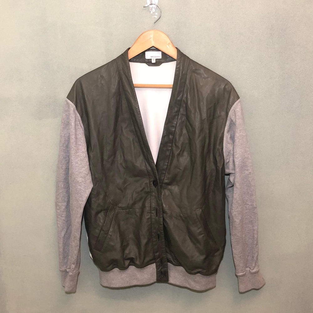 Brogden Leather Cardigan